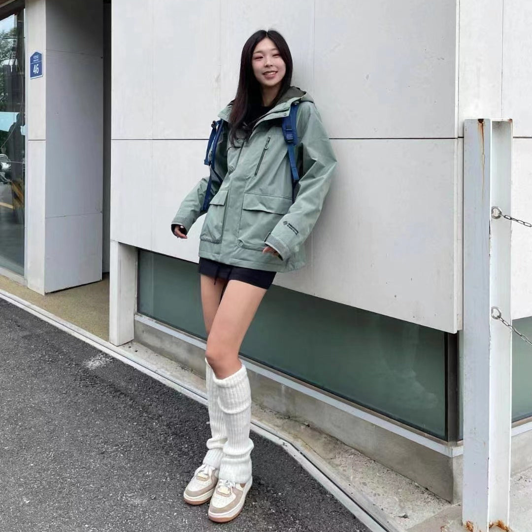The North Face W/Stopper 韓國北臉防風連帽工裝外套
