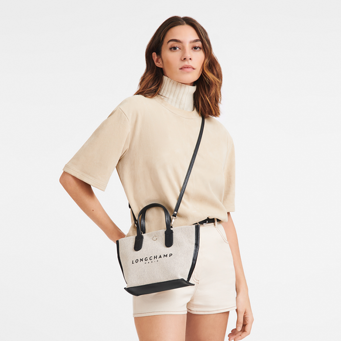 LONGCHAMP ESSENTIAL XS CANVAS HANDBAG 帆布托特包 XS款