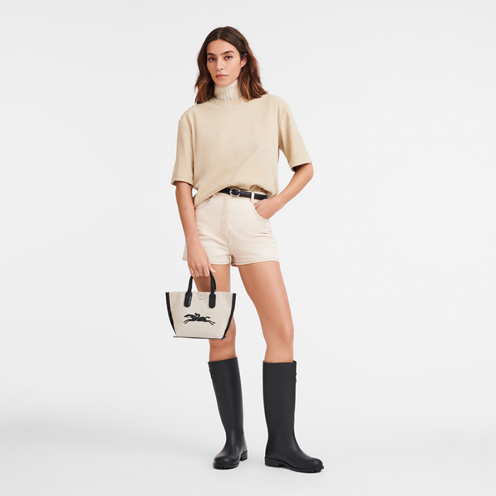 LONGCHAMP ESSENTIAL XS CANVAS HANDBAG 帆布托特包 XS款