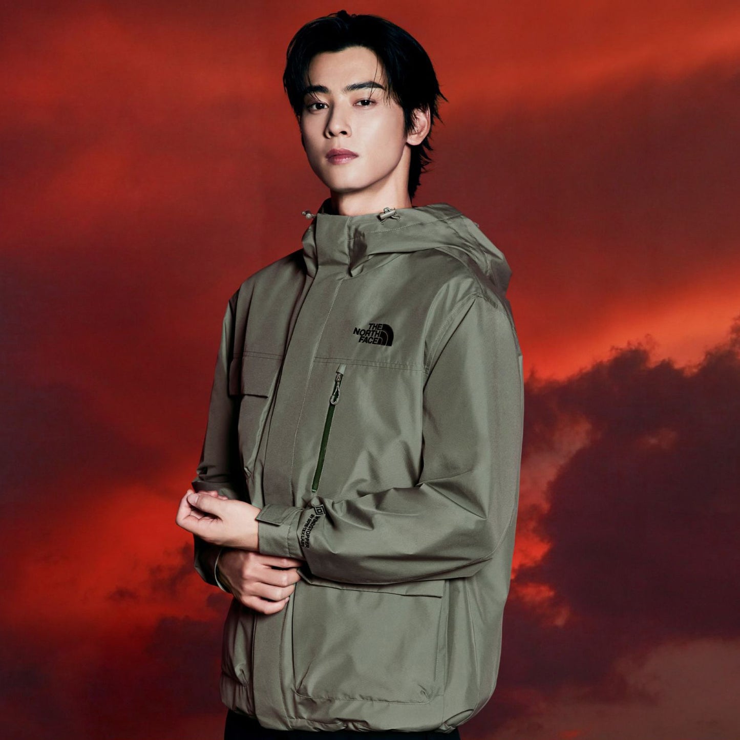 The North Face W/Stopper 韓國北臉防風連帽工裝外套