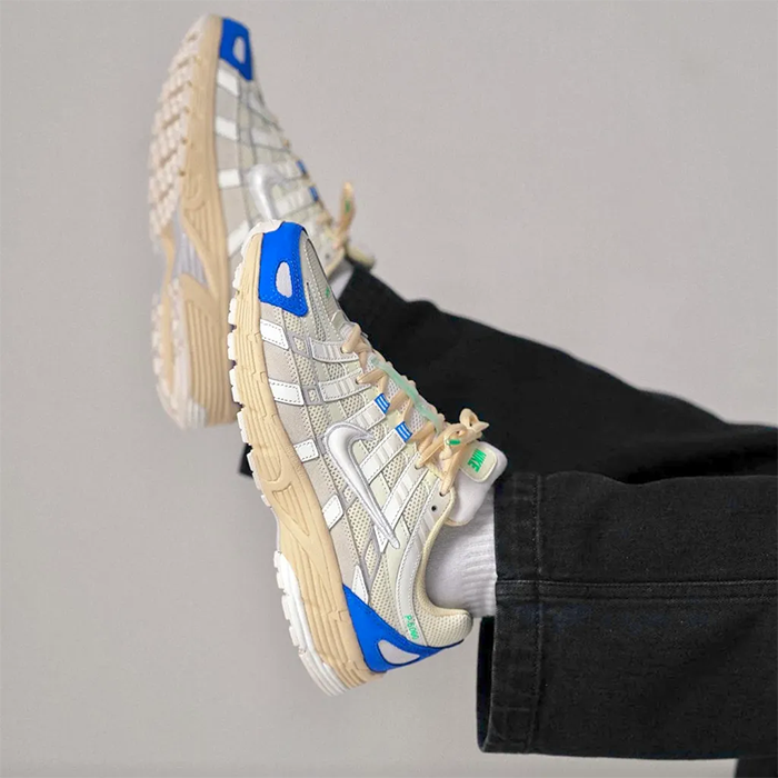 NIKE P-6000 FJ5443-113 復古運動鞋-椰奶藍