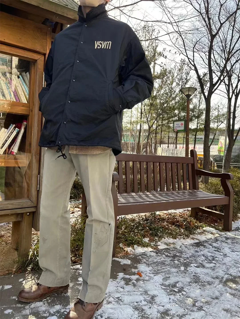 VISVIM 羊羔絨翻領教練夾克