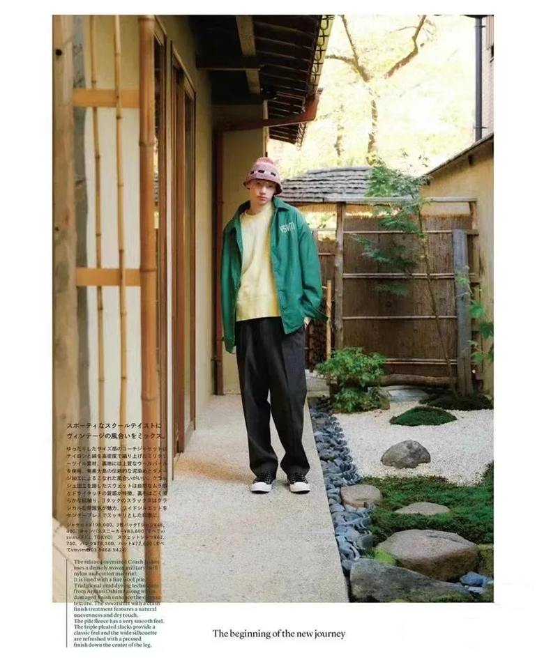 VISVIM 羊羔絨翻領教練夾克