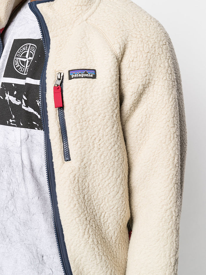 PATAGONIA RETRO PILE LOGO PATCH JACKET 再生羊羔絨夾克