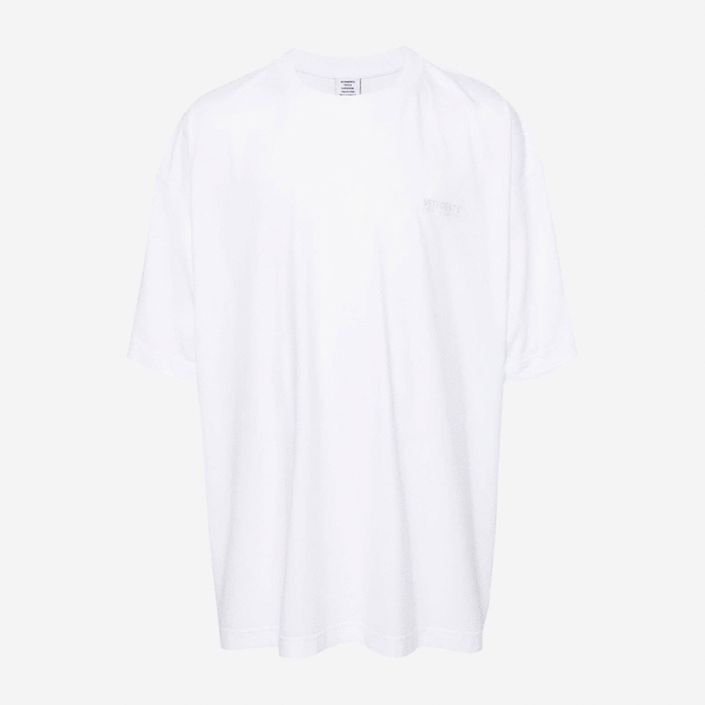 VETEMENTS 反穿設計純色短袖T恤