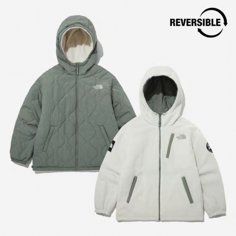 THE NORTH FACE 北臉 雙面穿羊羔絨衍縫外套