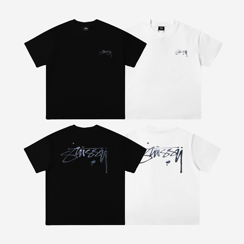 STUSSY 水銀印花短袖T恤