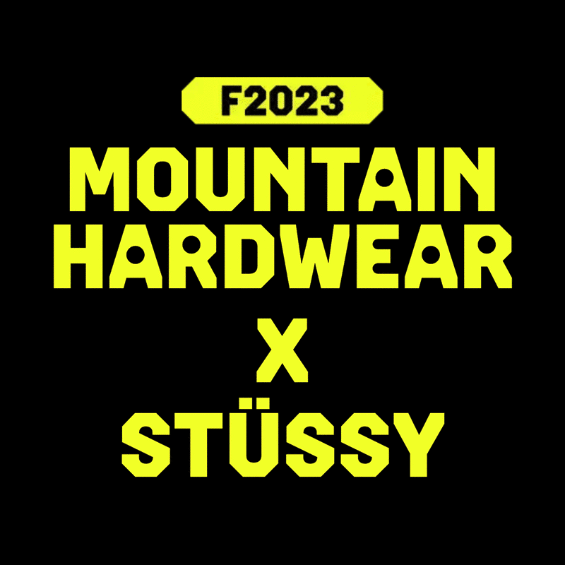STÜSSY & MOUNTAIN HARDWEAR TEE 聯名撞色縫線短袖T恤