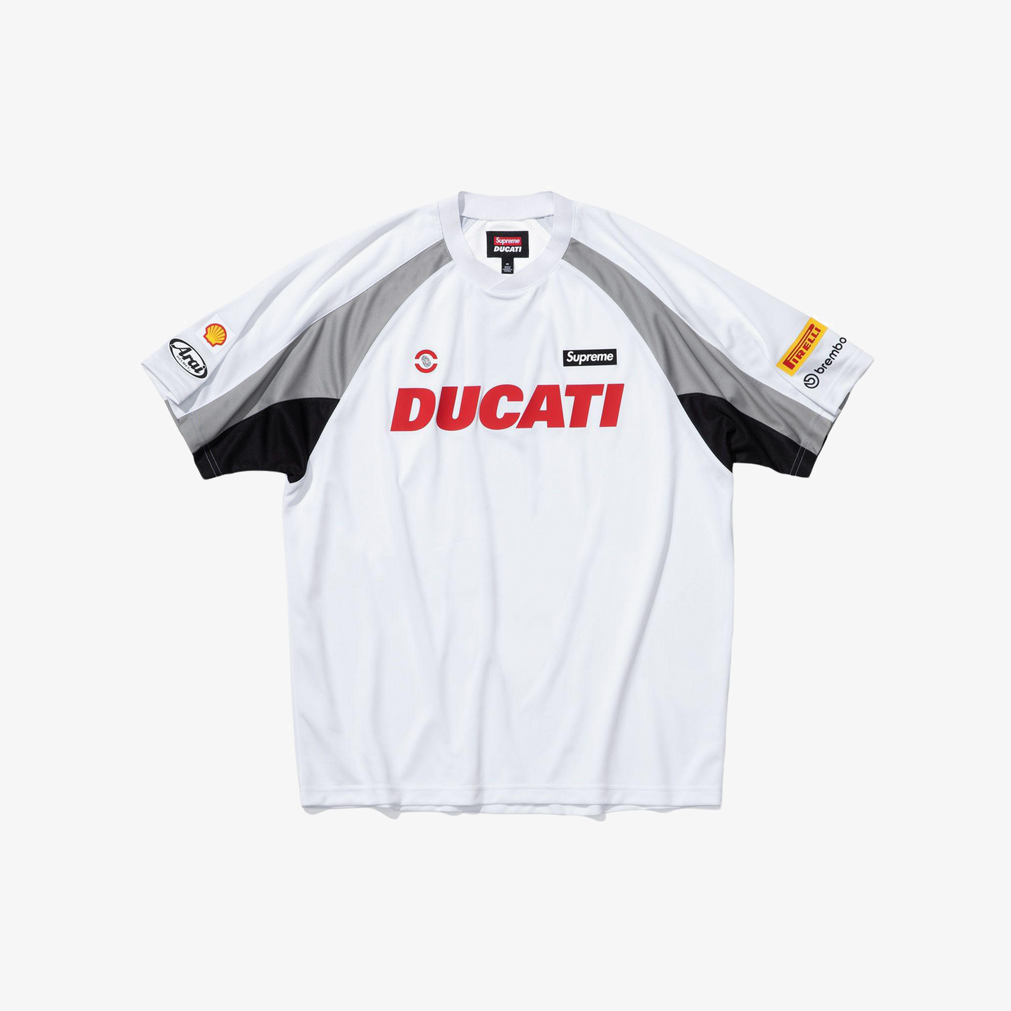 SUPREME x DUCATI SS24 SOCCER JERSEY 足球短袖T恤