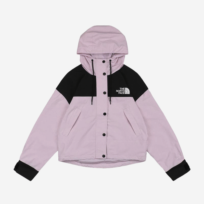 THE NORTH FACE GTX 1990女短版連帽外套衝鋒衣 - 粉色