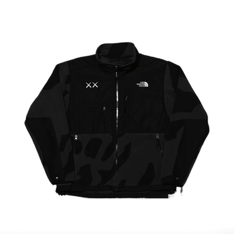 The North Face x Kaws 聯名羊羔絨立領外套