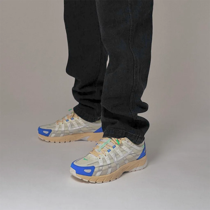 NIKE P-6000 FJ5443-113 復古運動鞋-椰奶藍