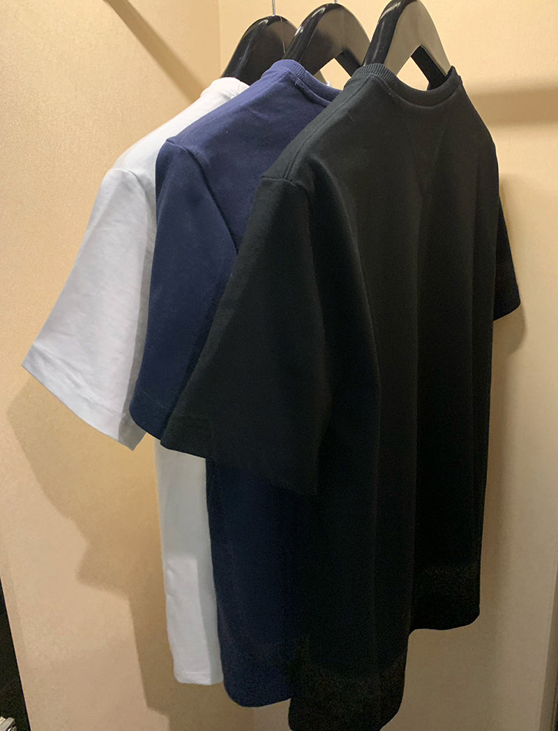 TOMMY JEANS 刺繡LOGO純色短袖上衣
