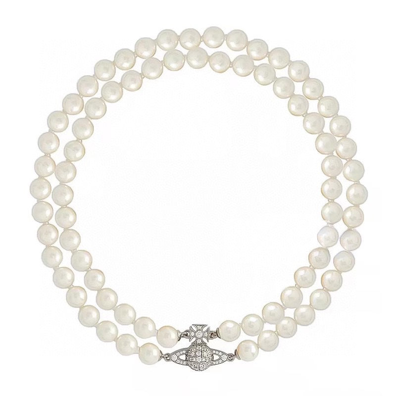 Vivienne Westwood Pearl Choker 雙排珍珠項圈