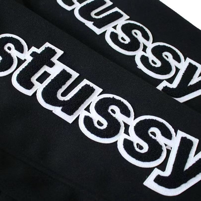 STUSSY VARSITY JACKET 雙袖刺繡棒球外套