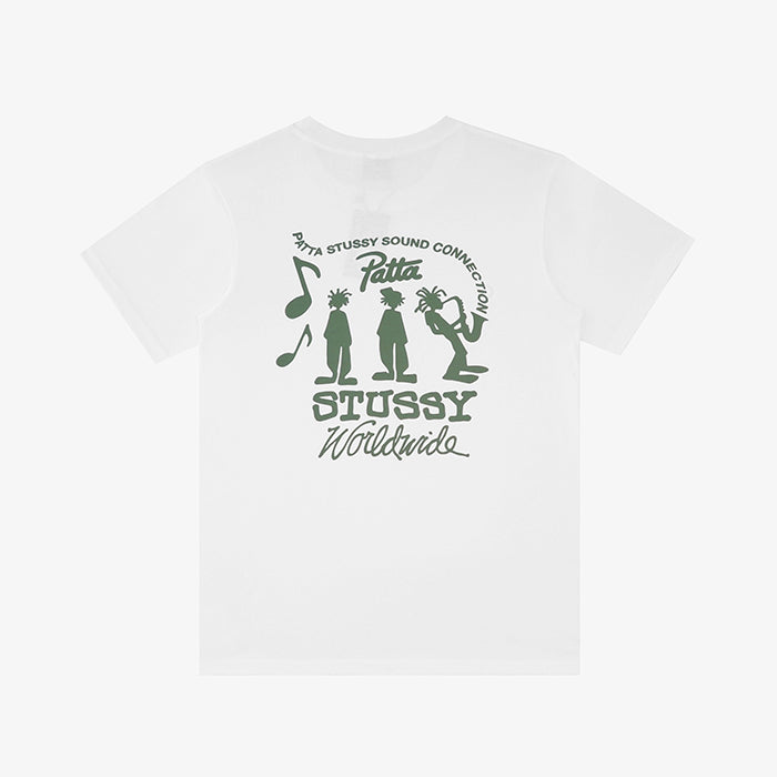 STUSSY x PATTA 聯名經典爵士人物短袖T恤