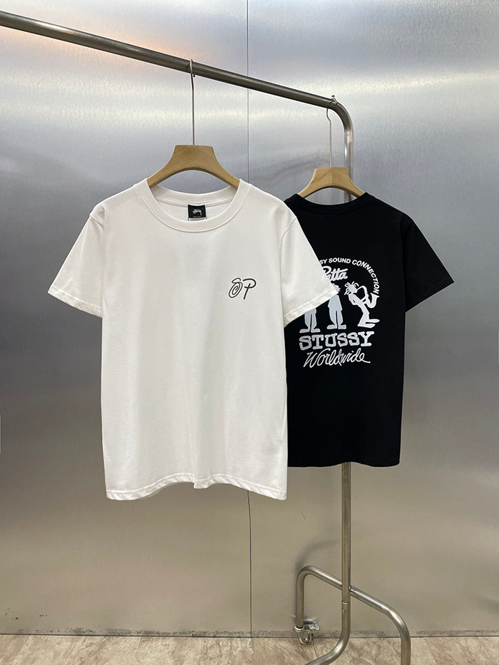 STUSSY x PATTA 聯名經典爵士人物短袖T恤