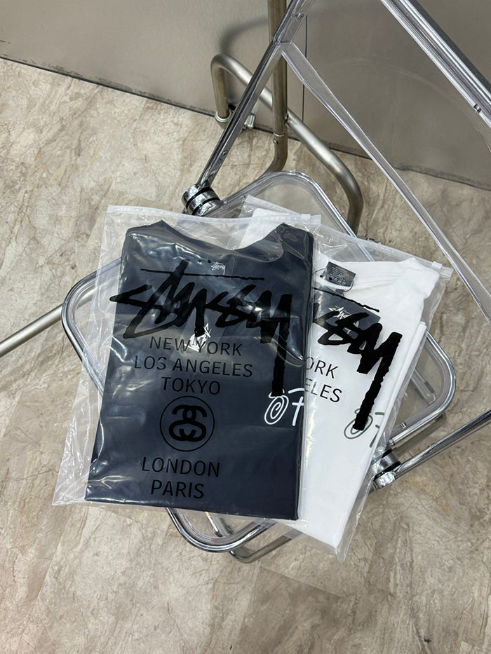 STUSSY x PATTA 聯名經典爵士人物短袖T恤