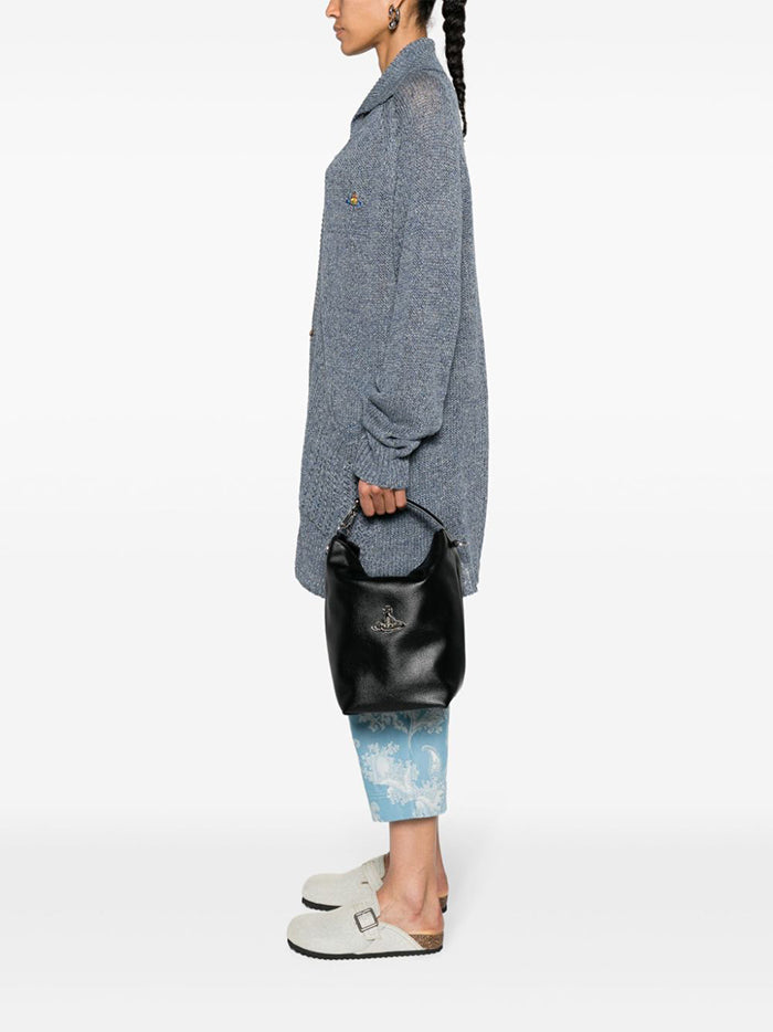 Vivienne Westwood 皮革水桶托特包