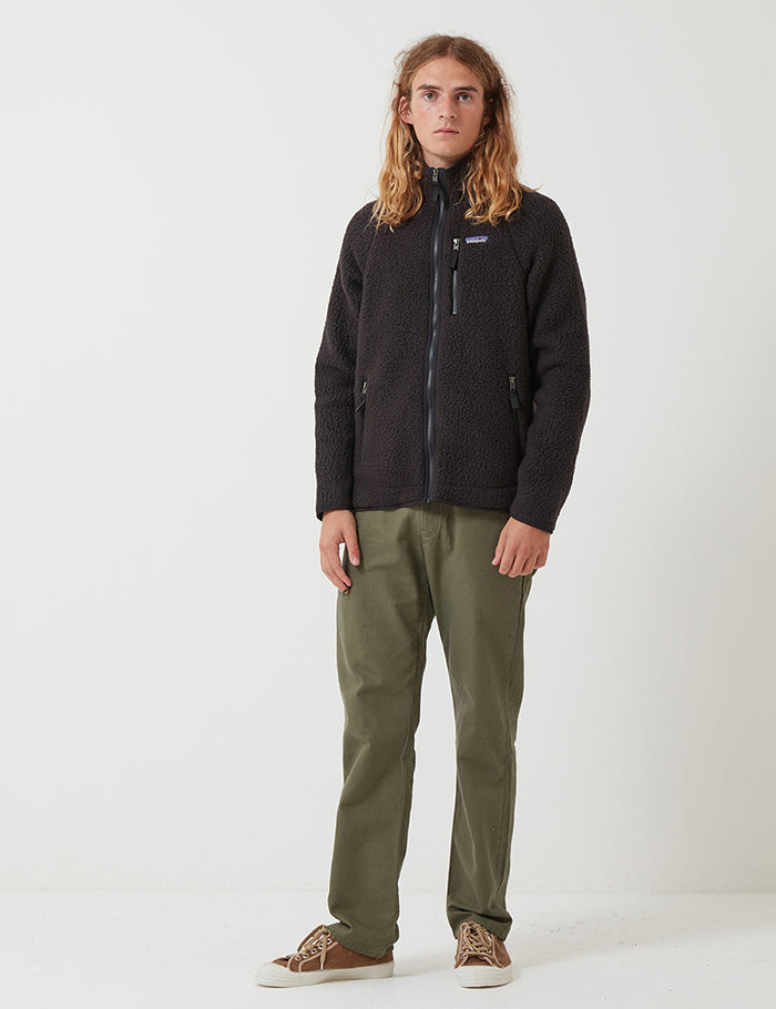 PATAGONIA RETRO PILE LOGO PATCH JACKET 再生羊羔絨夾克