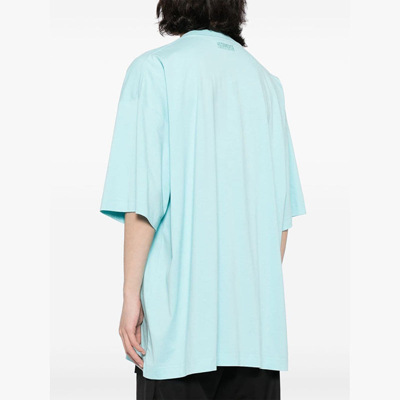 VETEMENTS 反穿設計純色短袖T恤