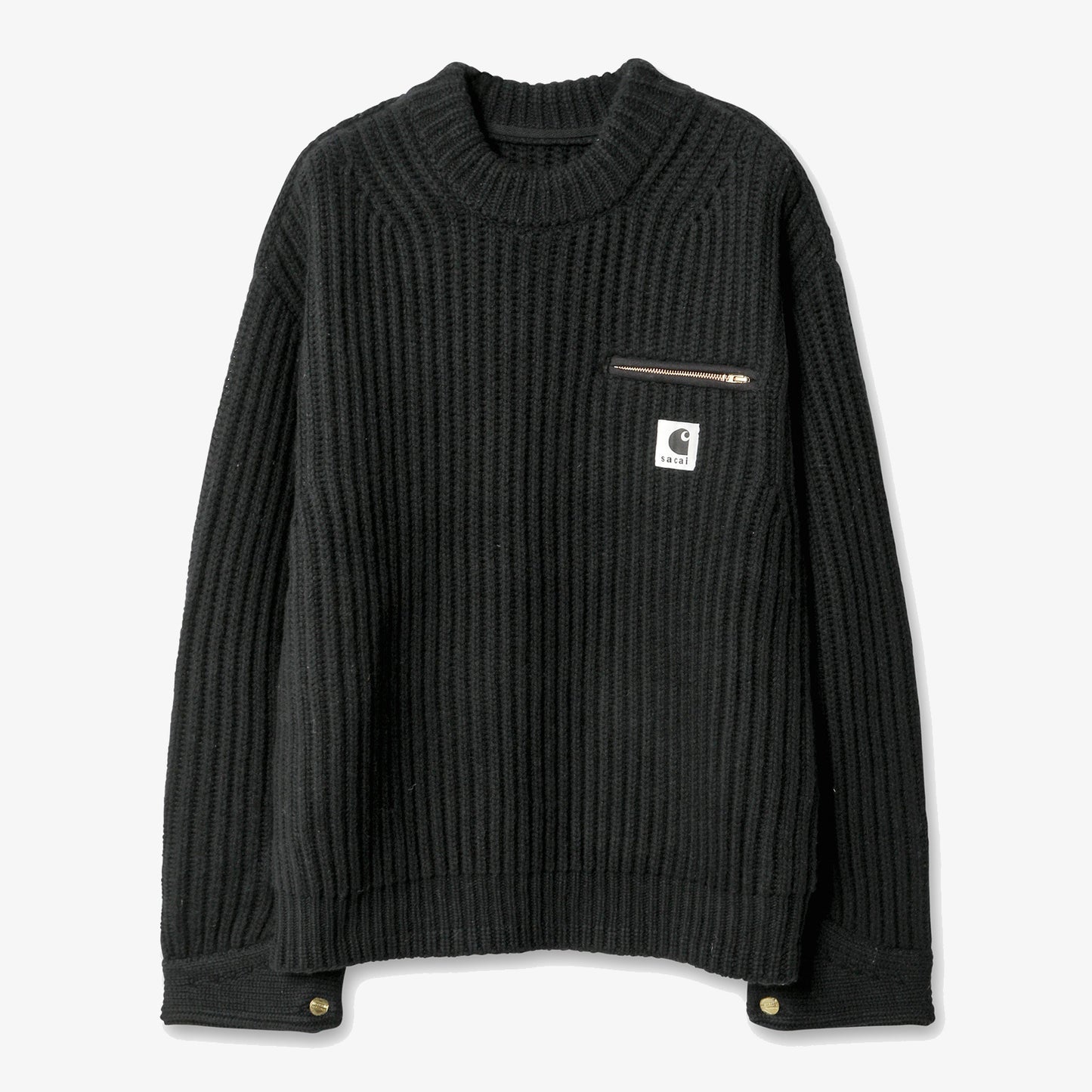 Sacai x Carhartt WIP Knit Detroit Pullover 卡哈特針織毛衣