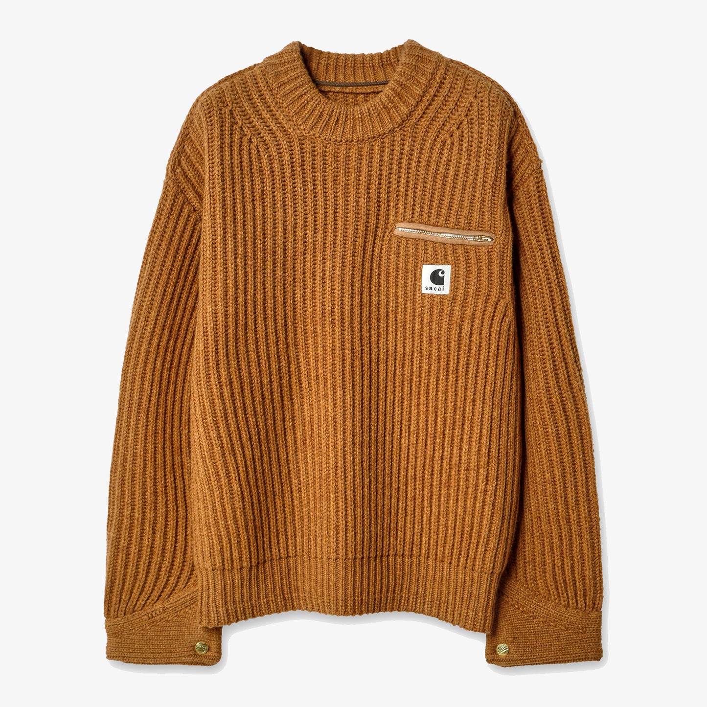 Sacai x Carhartt WIP Knit Detroit Pullover 卡哈特針織毛衣