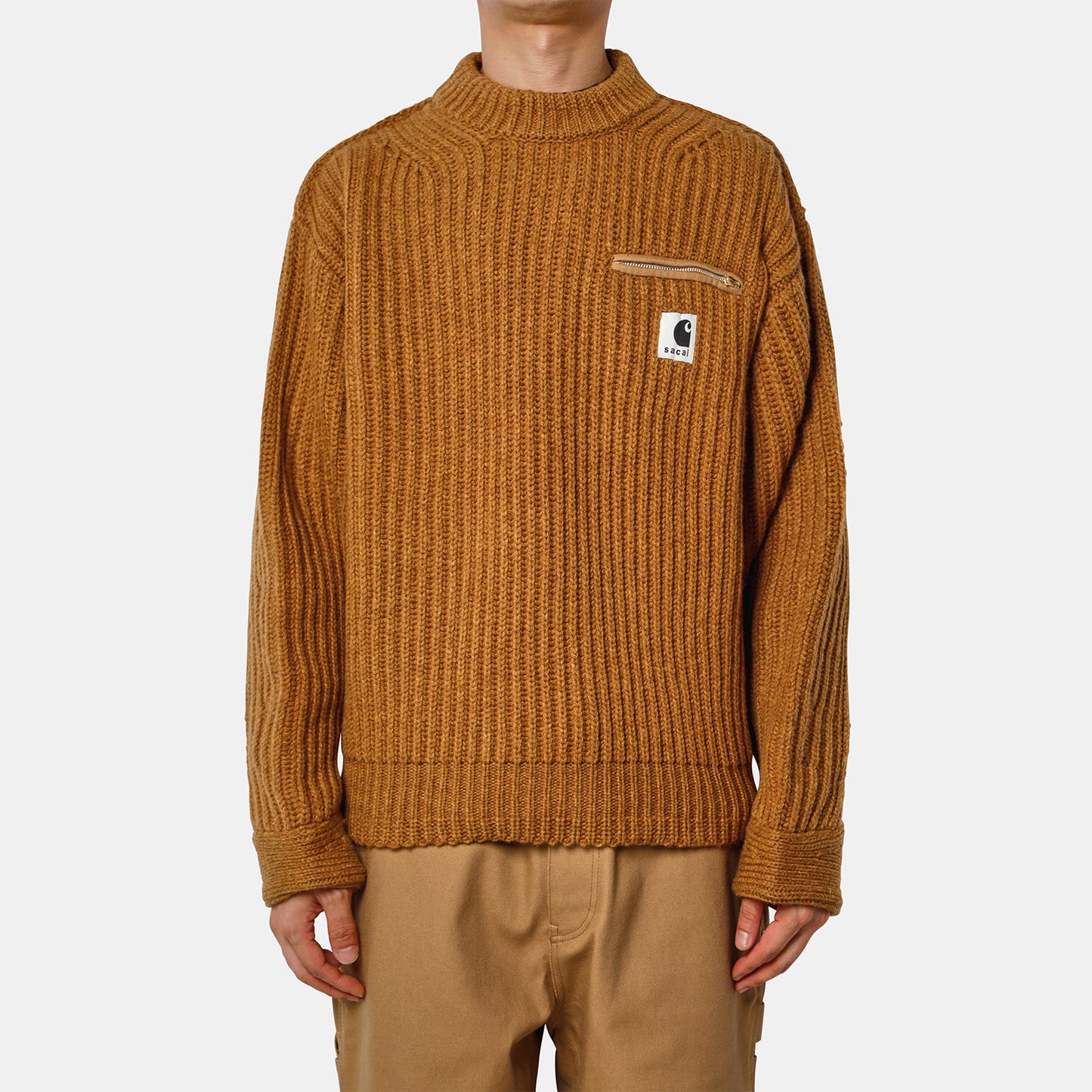 Sacai x Carhartt WIP Knit Detroit Pullover 卡哈特針織毛衣