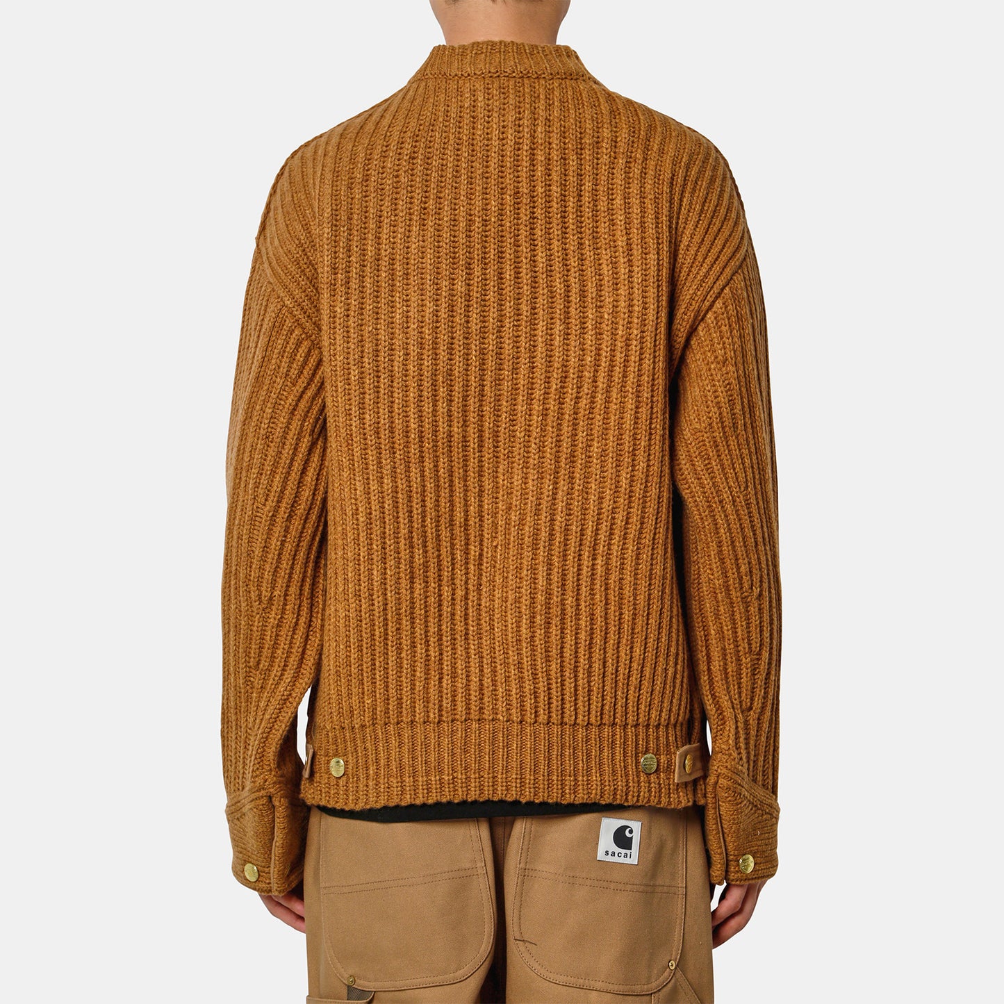 Sacai x Carhartt WIP Knit Detroit Pullover 卡哈特針織毛衣