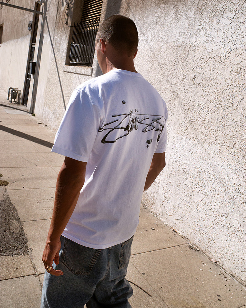 STUSSY 水銀印花短袖T恤