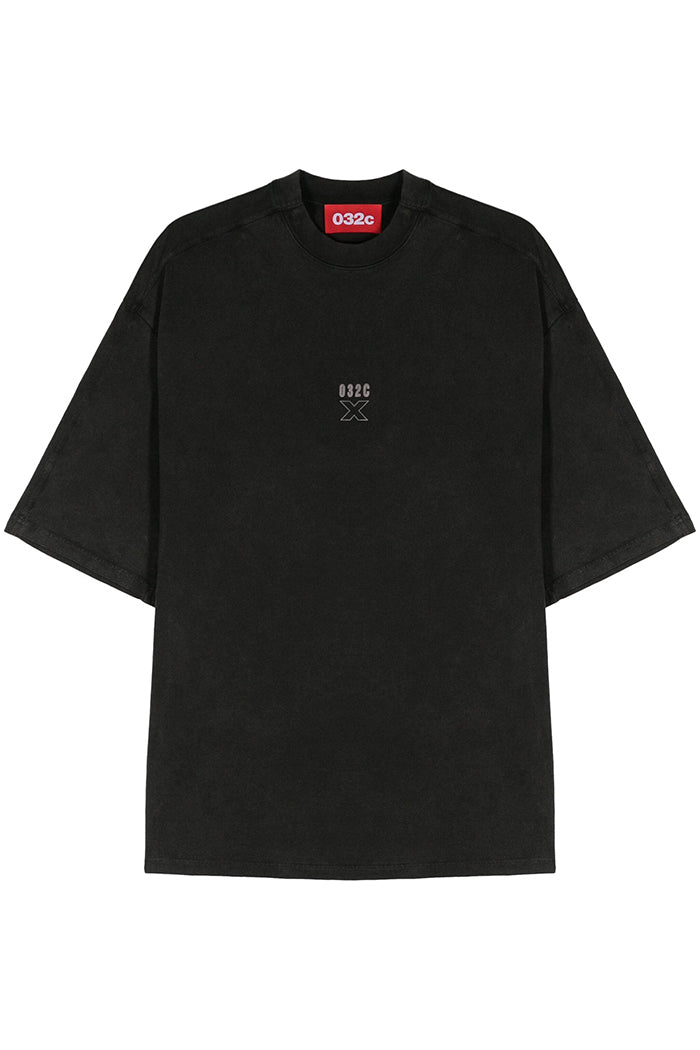 032c "X" LAYERED 做舊廓形短袖T恤