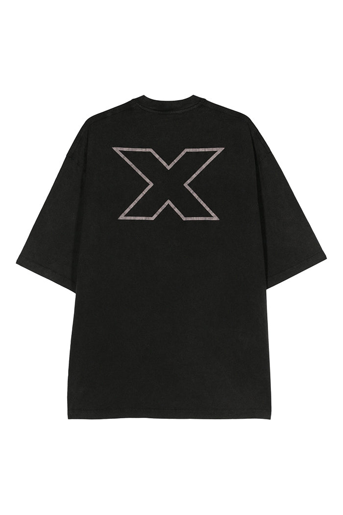 032c "X" LAYERED 做舊廓形短袖T恤