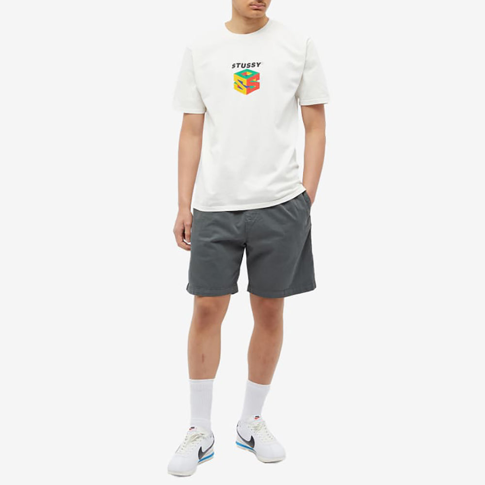 STUSSY 彩色方塊短袖T恤