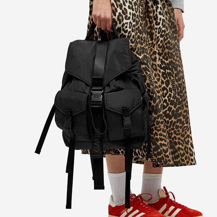 GANNI Tech Multi-Pocket Recycled Backpack 多功能後背包