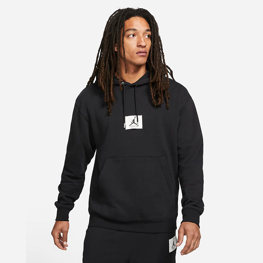 - 全新特價 - Jordan Statement Fleece Hoodi 喬丹重磅刷毛連帽衫 (黑XL)