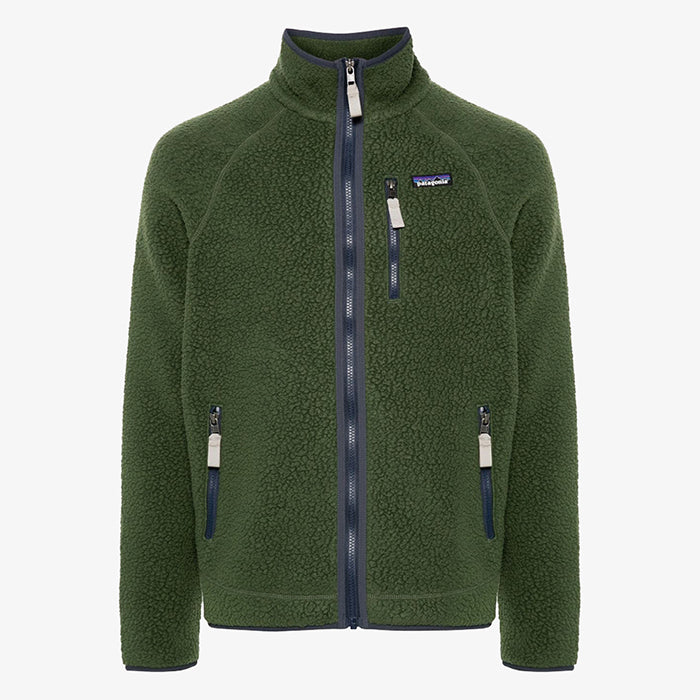 PATAGONIA RETRO PILE LOGO PATCH JACKET 再生羊羔絨夾克