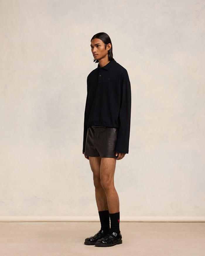 AMI DE COEUR CROPPED POLO 抽繩POLO衫