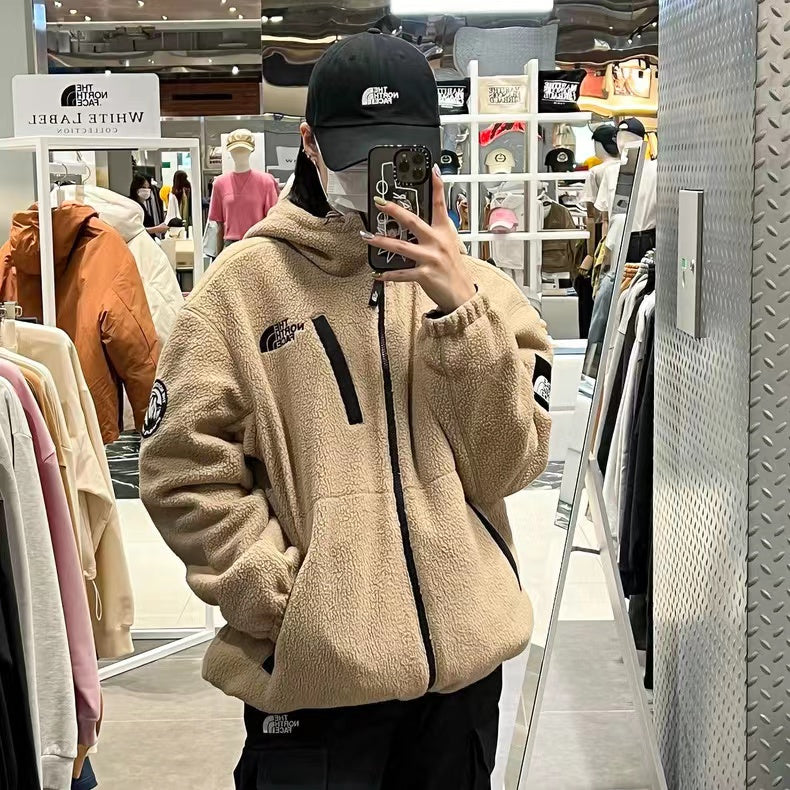 THE NORTH FACE 北臉 雙面穿羊羔絨衍縫外套