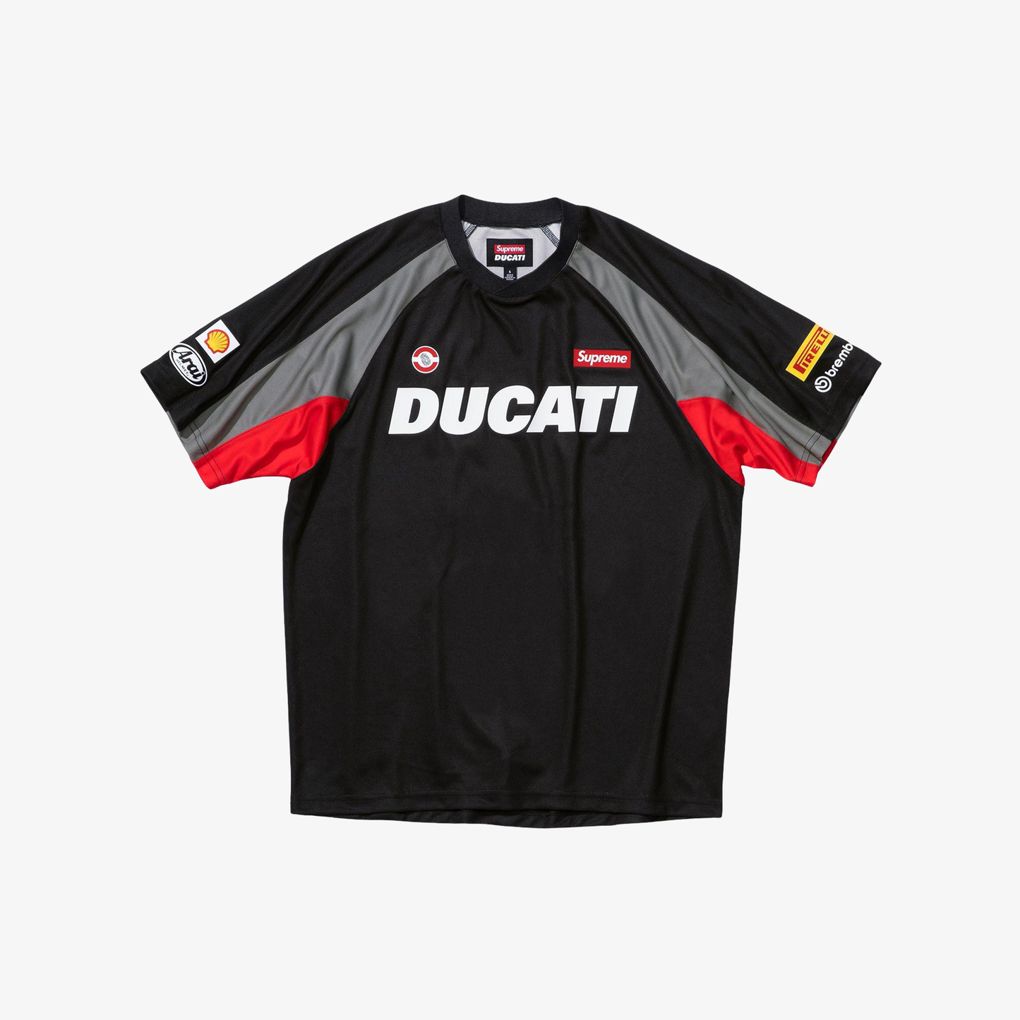 SUPREME x DUCATI SS24 SOCCER JERSEY 足球短袖T恤