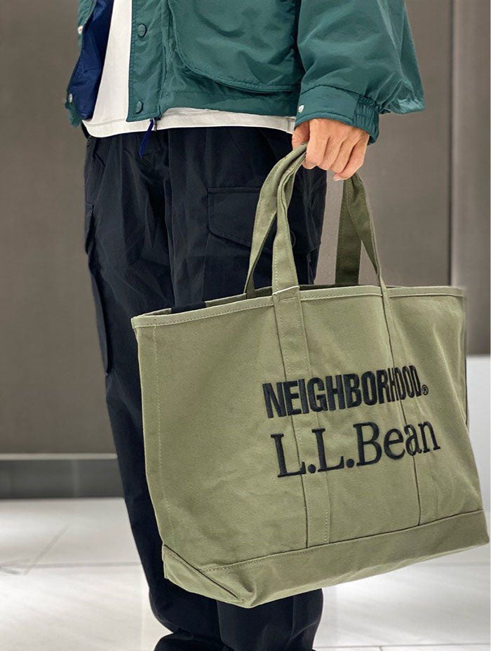 NEIGHBORHOOD x L.L.BEAN GROCERY TOTE 帆布手提托特包
