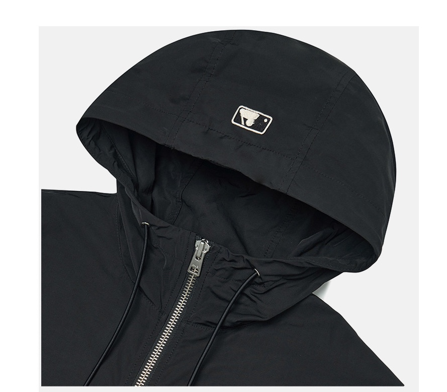 韓國MLB連帽防風外套 MONOGRAM系列風衣