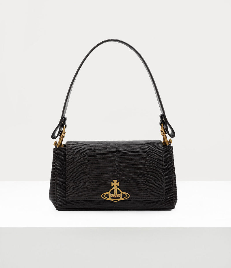 Vivienne Westwood 皮革壓紋腋下包