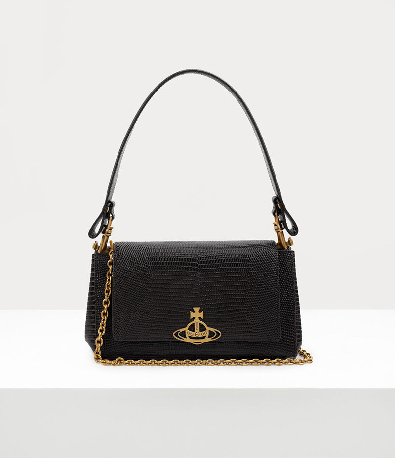Vivienne Westwood 皮革壓紋腋下包
