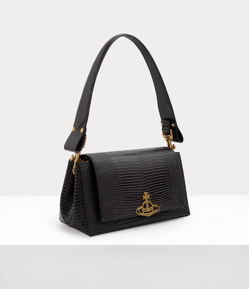 Vivienne Westwood 皮革壓紋腋下包