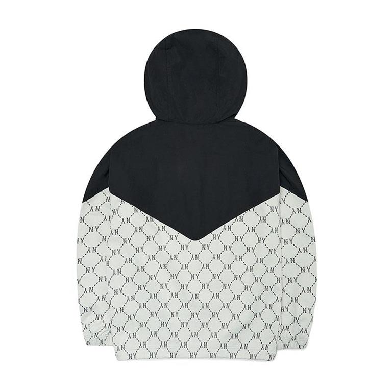 韓國MLB連帽防風外套 MONOGRAM系列風衣