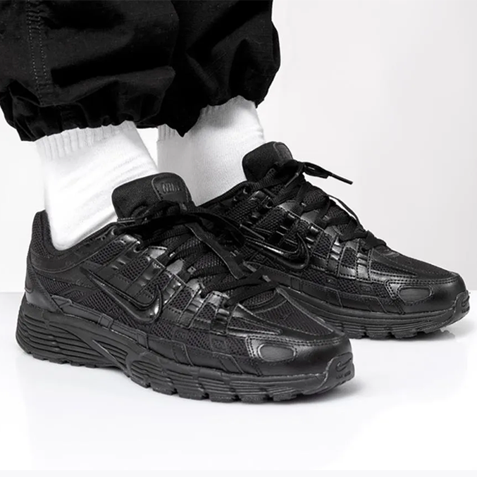 NIKE P-6000 FQ8732-010 復古運動鞋-黑武士