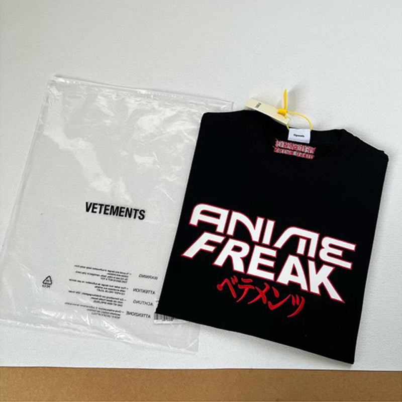 VETEMENTS ANIME FREAK 印花短袖T恤