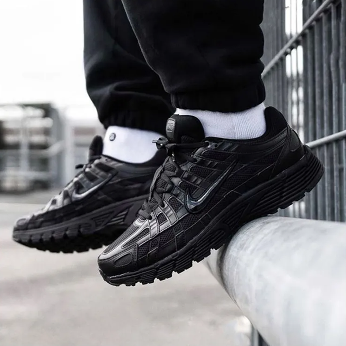 NIKE P-6000 FQ8732-010 復古運動鞋-黑武士