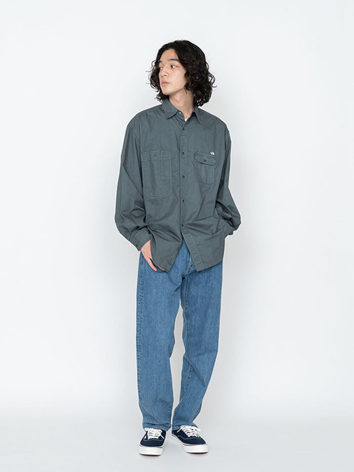 THE NOETH FACE PURPLE LABEL 北臉紫標錐形牛仔褲