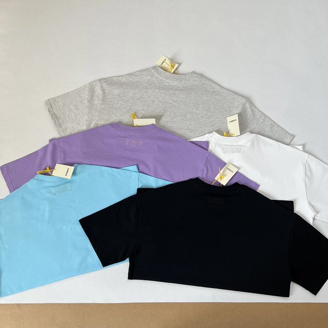 VETEMENTS 反穿設計純色短袖T恤